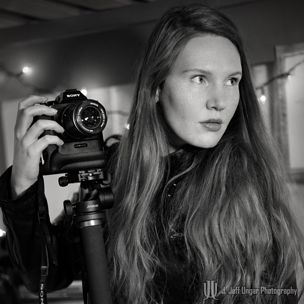 Mara Katria - Director Filmmaker - Photo by J. Jeff Ungar - "C2D1 Film Set: Noir"
